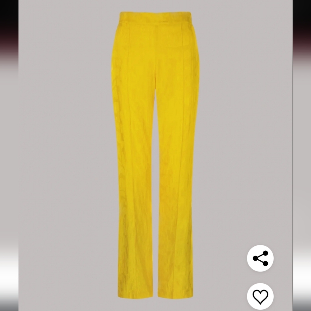 Usisi Sister India Trousers Yellow Women's Trousers Size M